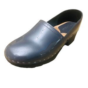 Verka Clogs Swedish Comfort Clogs Low Heel Leather Shoes Sz 9